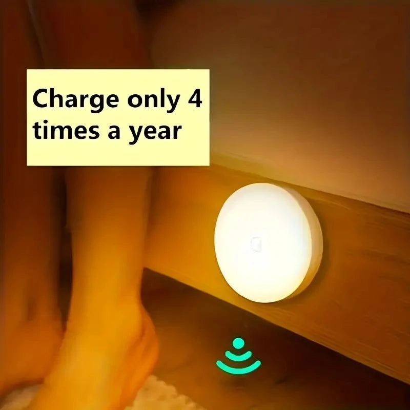 Luz de LED Automática com Sensor de Movimento para Quarto e Escadas